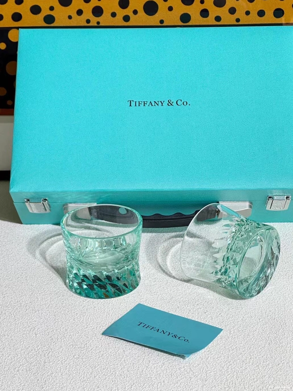 SET CUP GLASSWARE TIFFANY 0807